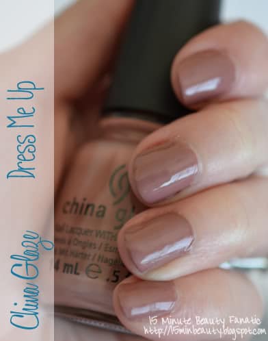 China Glaze Dressed Up Nail Polish Swatch china glaze, dressed up, hunger games, nail polish, review, swatch