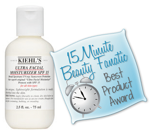 Kiehl's Ultra Facial Moisturizer SPF 15 review, uv range, spf coverage