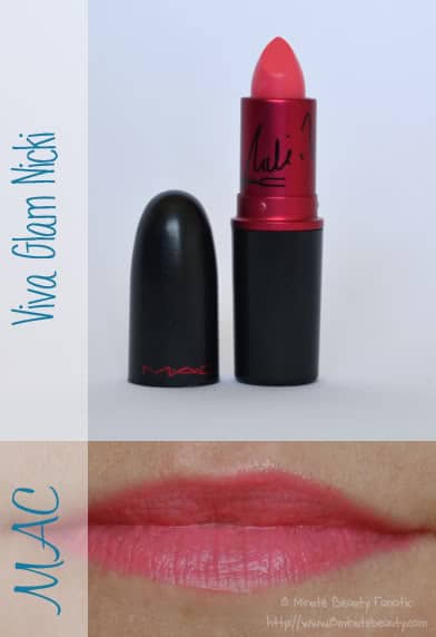 mac viva glam nicki minaj, ricki martin, lip stick, swatch, review