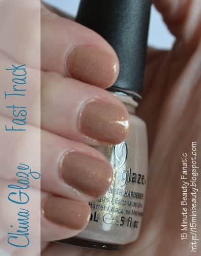 China Glaze Fast Track, swatch, review