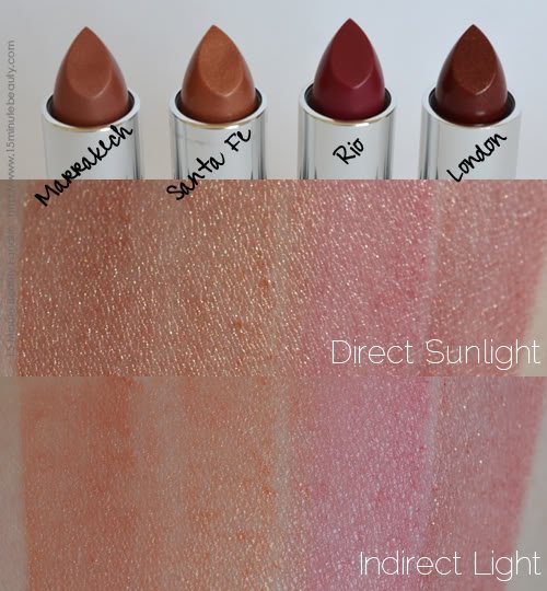 Susan Posnick Coloressentials lipstick review and swatches