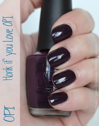Honk if You Love OPI, swatch, review