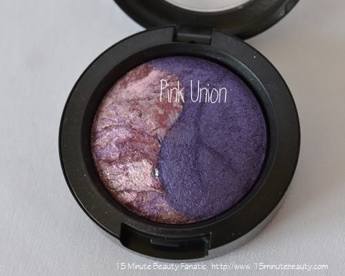 mac chanman mineralize eye shadow duo review swatch pink union