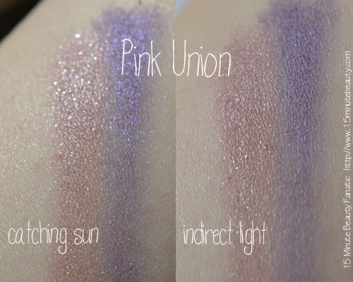 mac chanman mineralize eye shadow duo review swatch pink union