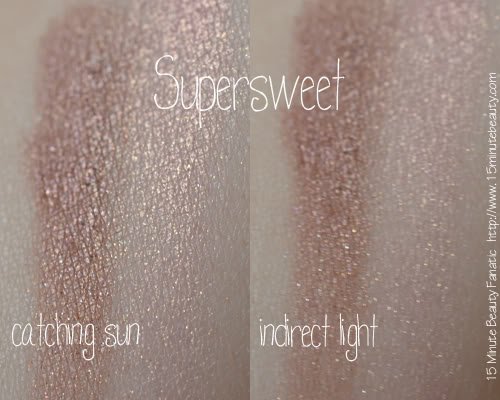 mac chanman mineralize eye shadow duo review swatch super sweet supersweet
