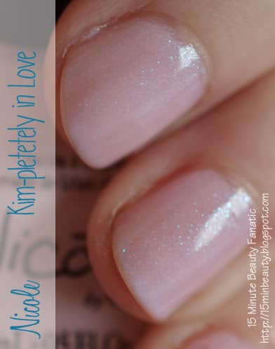 Nicole by OPI Kim-Pletely in Love Swatch review