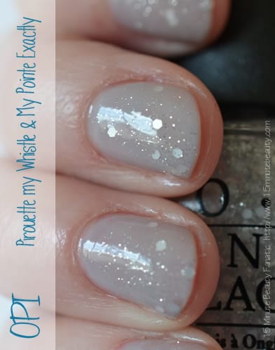 OPI Pirouette My Whistle Swatch and review