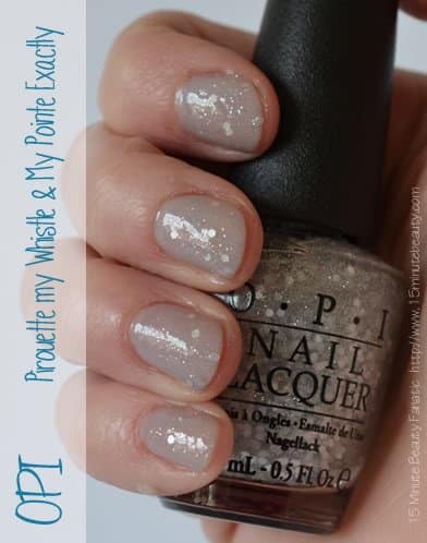 OPI Pirouette My Whistle Swatch and review