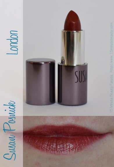 Susan Posnick Coloressentials lipstick review and swatches london