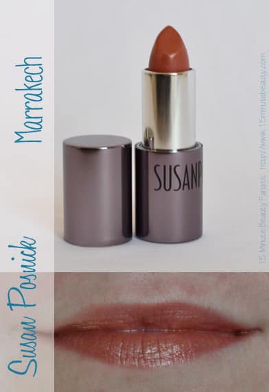 Susan Posnick Coloressentials lipstick review and swatches marrakech