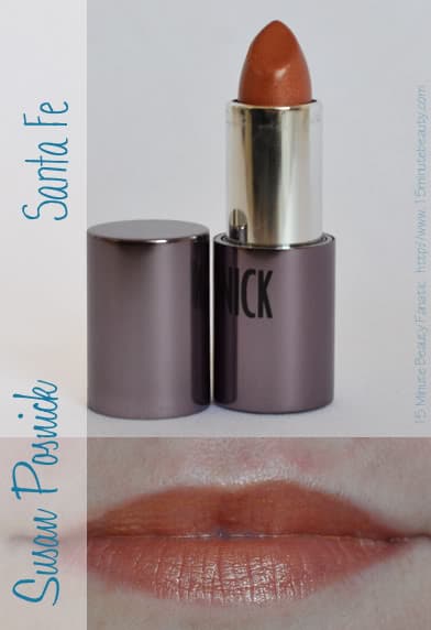 Susan Posnick Coloressentials lipstick review and swatches santa fe