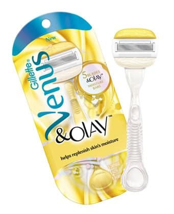 venus razor, olay, 5 blades
