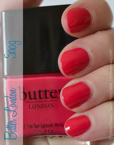 Butter London Snog Nail Polish Swatch - 15 Minute Beauty Fanatic