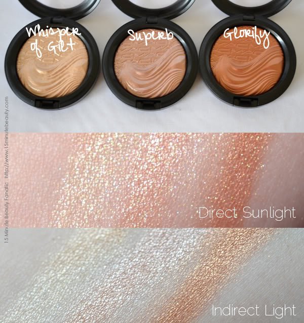 MAC Extra Dimension Highlighter review and swatch