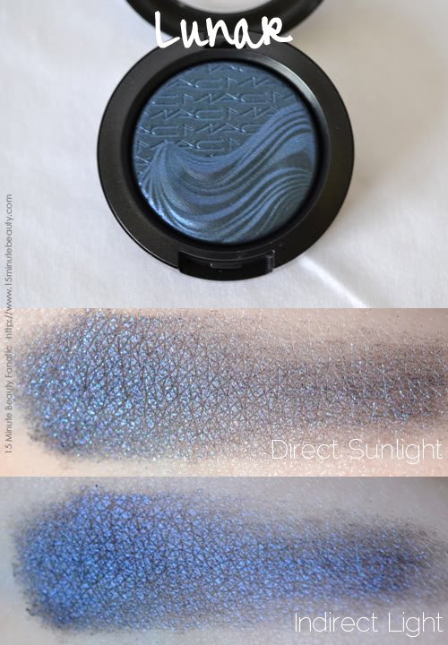 MAC Extra Dimension Eye Shadow Swatch Review Lunar