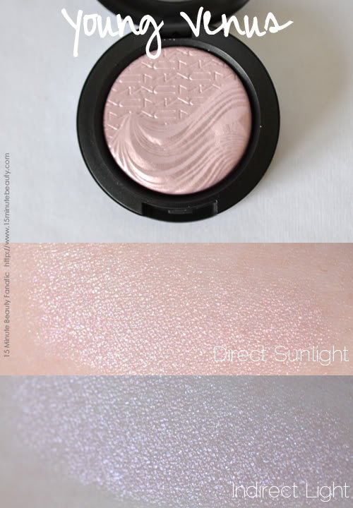 MAC Extra Dimension Eye Shadow Swatch Review Young Venus