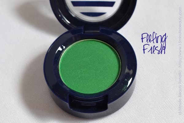 MAC Feeling Fresh Eye Shadow swatch MAC Feeling Fresh Eye Shadow swatch