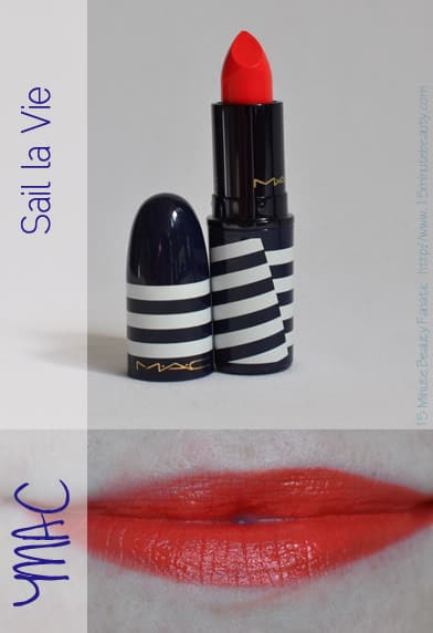 Mac Hey Sailor Lippies Swatch Sail la Vie Review