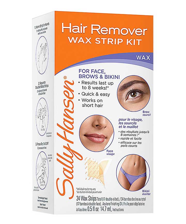 Sally Hansen Hair Remover Wax Strip Kit Review