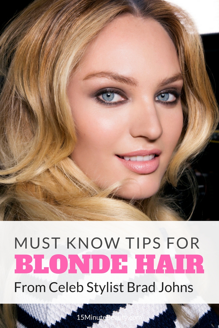 Celebrity Stylist tips for the best blonde hair color