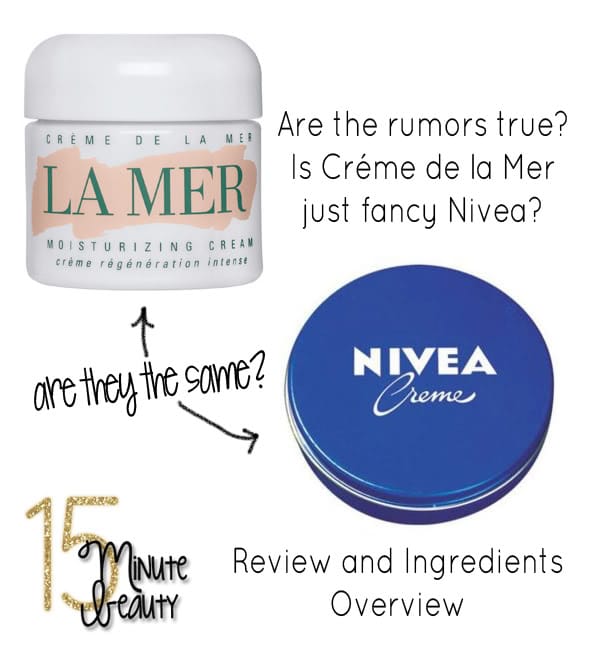 Are Nivea and La Mer the same thing?