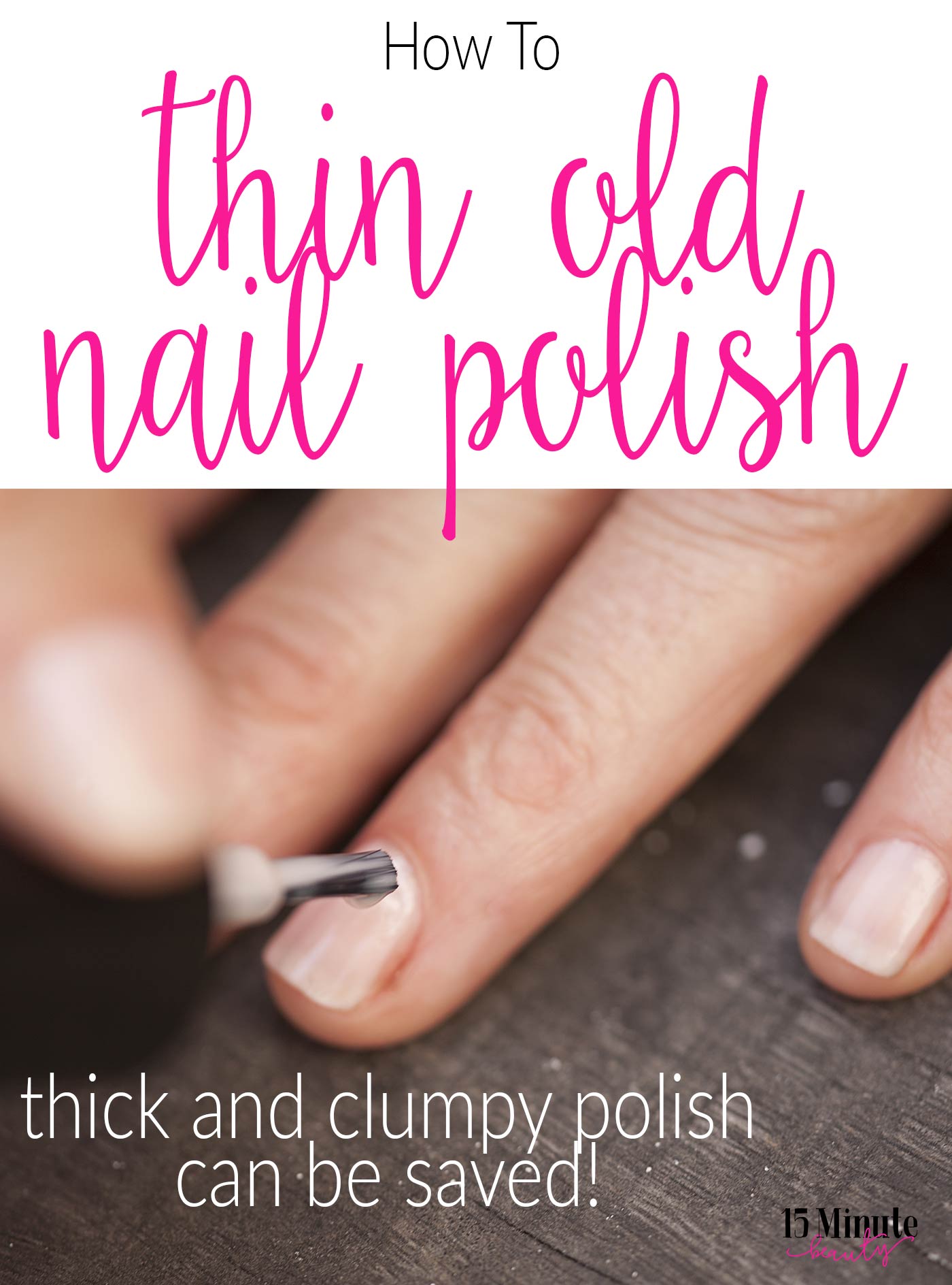 how to fix nail polish that is too thick