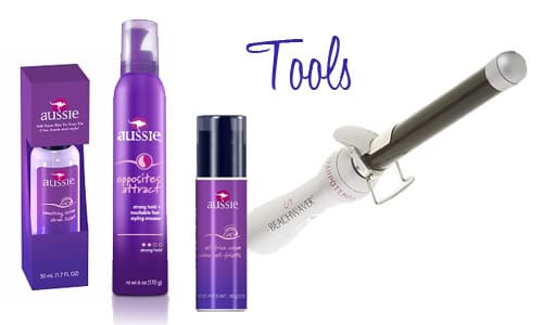 tutorial for easy waves using the Sarah Potempa Beach Waver Curling Iron