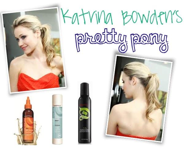 How to make a pretty pony tail