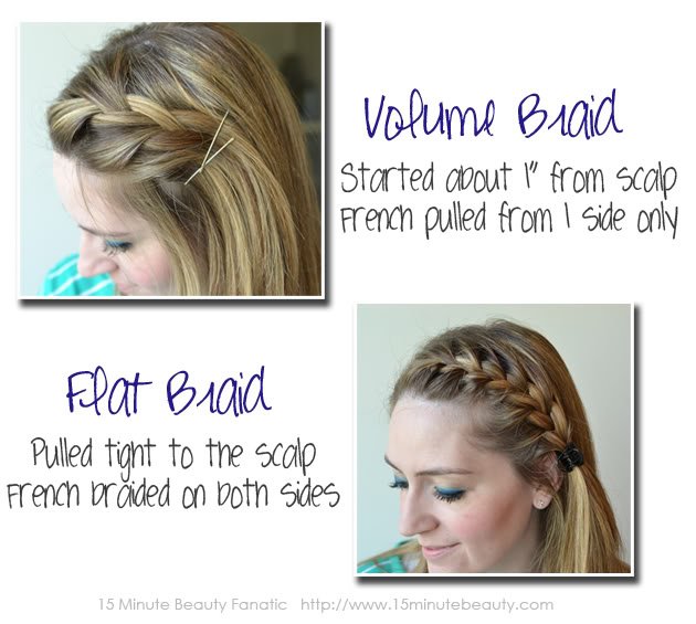 How to avoid a flat braid, add volume