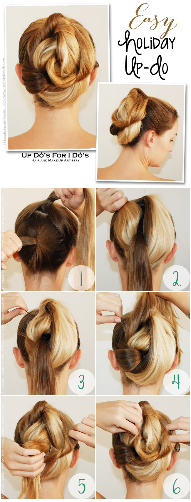 Quick and easy updo that anyone can do