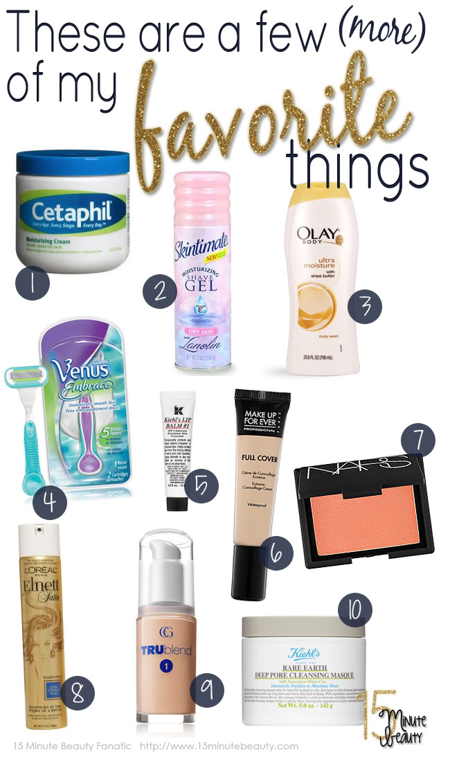 favorite beauty items 2013