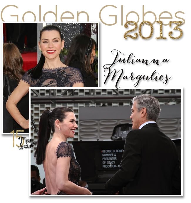 Julianna Margulies at the Golden Globes 2013