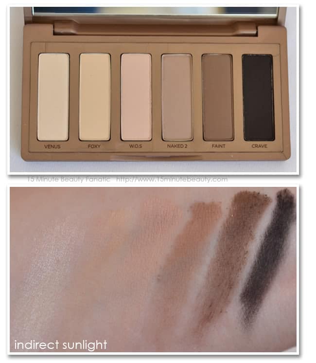 Urban Decay Naked Basics swatch picture