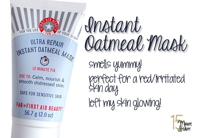 First Aid Beauty Instant Oatmeal Mask Review