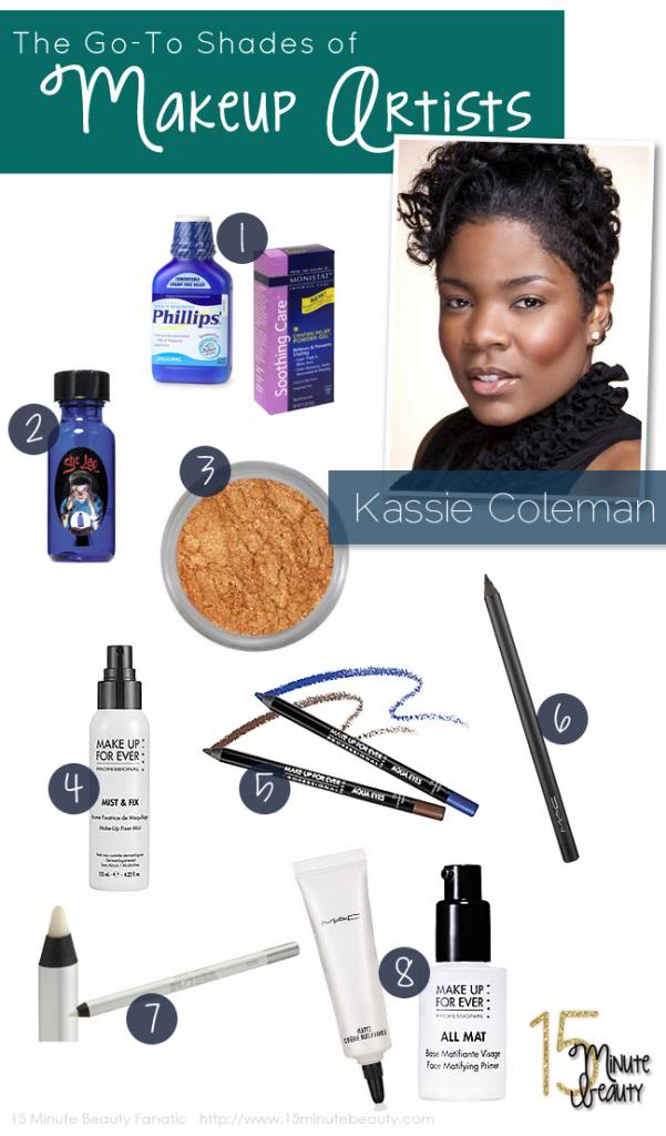 Makeup Artist Kassie Coleman and her favorite beauty products