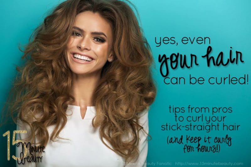 Tips for curling straight hair