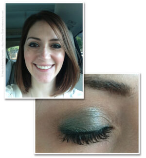 teal eye makeup