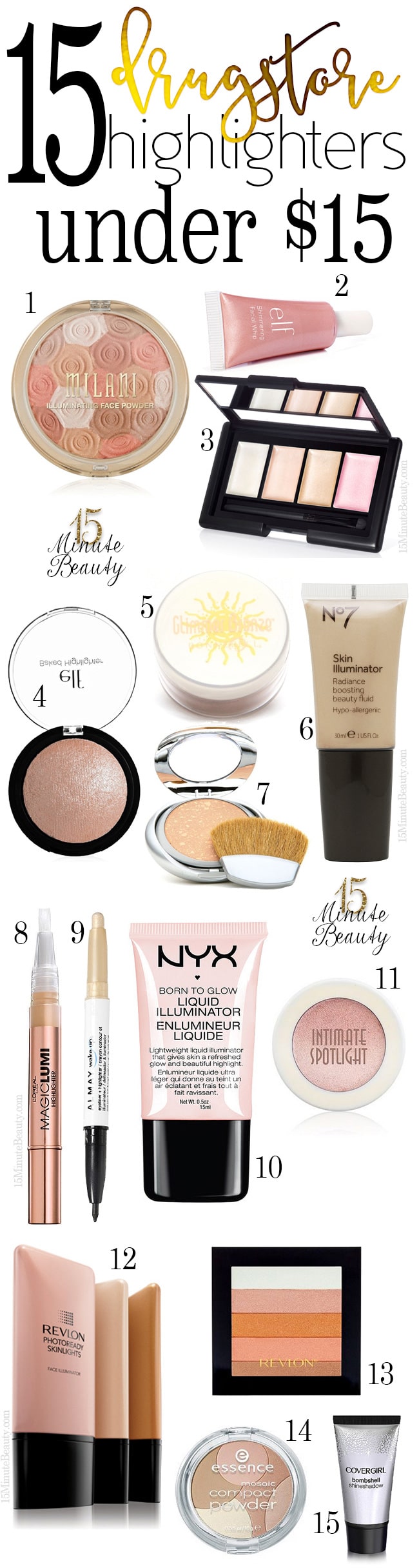 The best highlighters from the drugstore