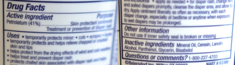 A review of the ingredients in Aquaphor. Is it ok to use?