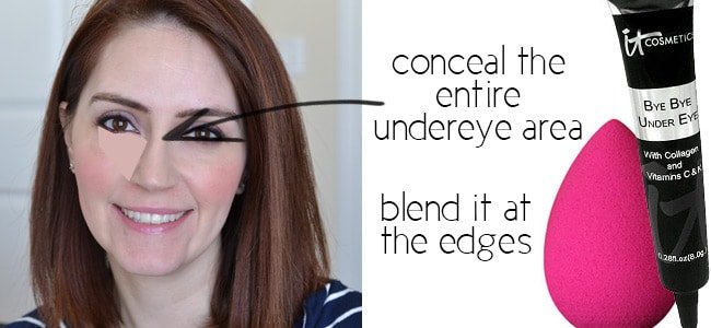 Concealing your under eye bags