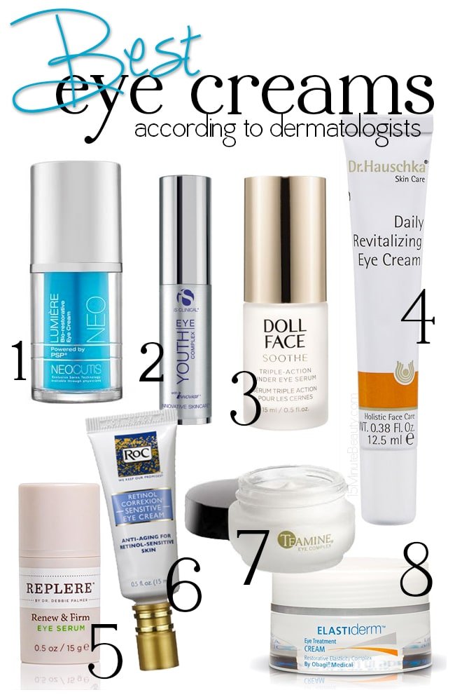 The best eye creams from dermatologists