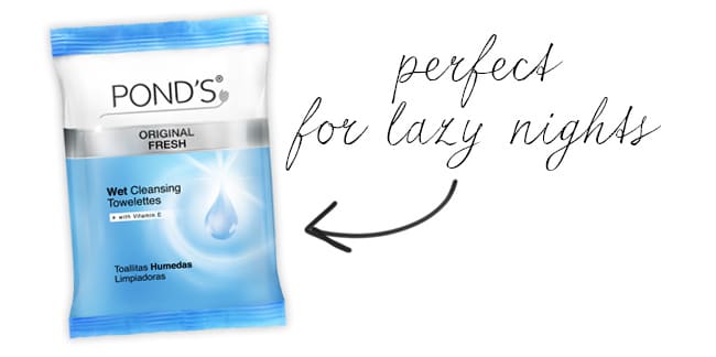 Pond's face wipes