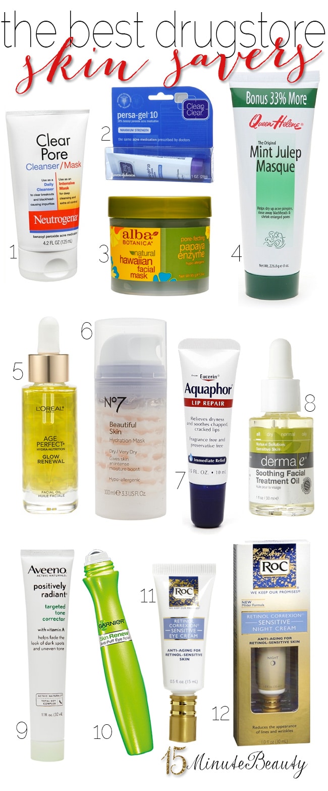 The Best Drugstore Skincare products