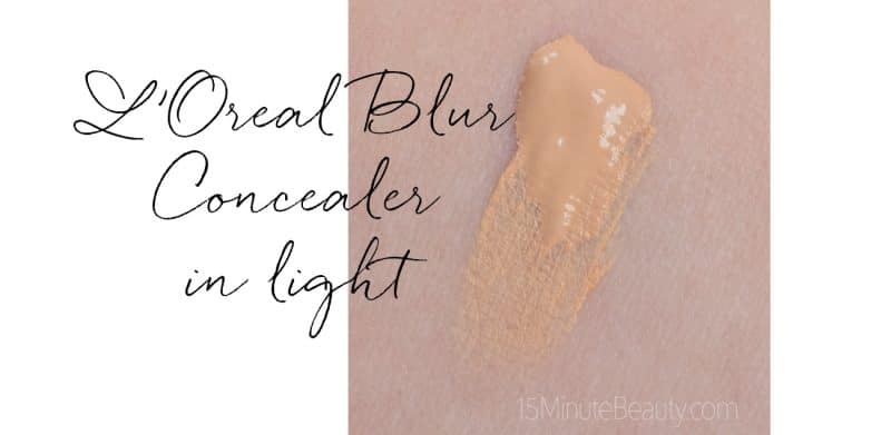 L'Oreal Blur Visible Lift Concealer Swatch