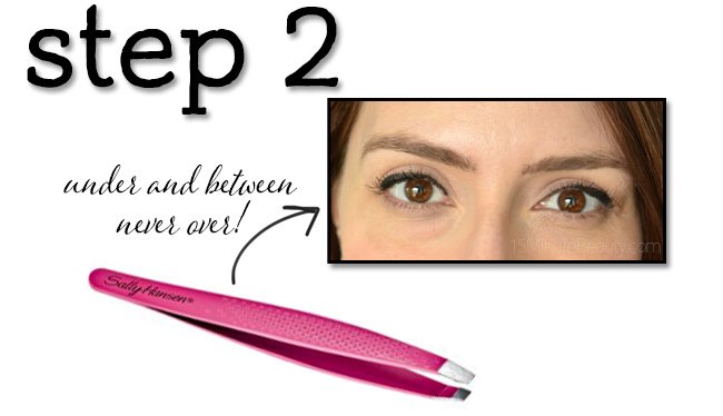 how to pluck your eyebrows into the right shape