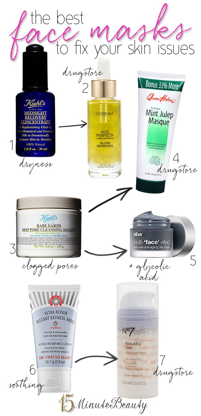 The Best Drugstore Face Masks! Saving for spa night!