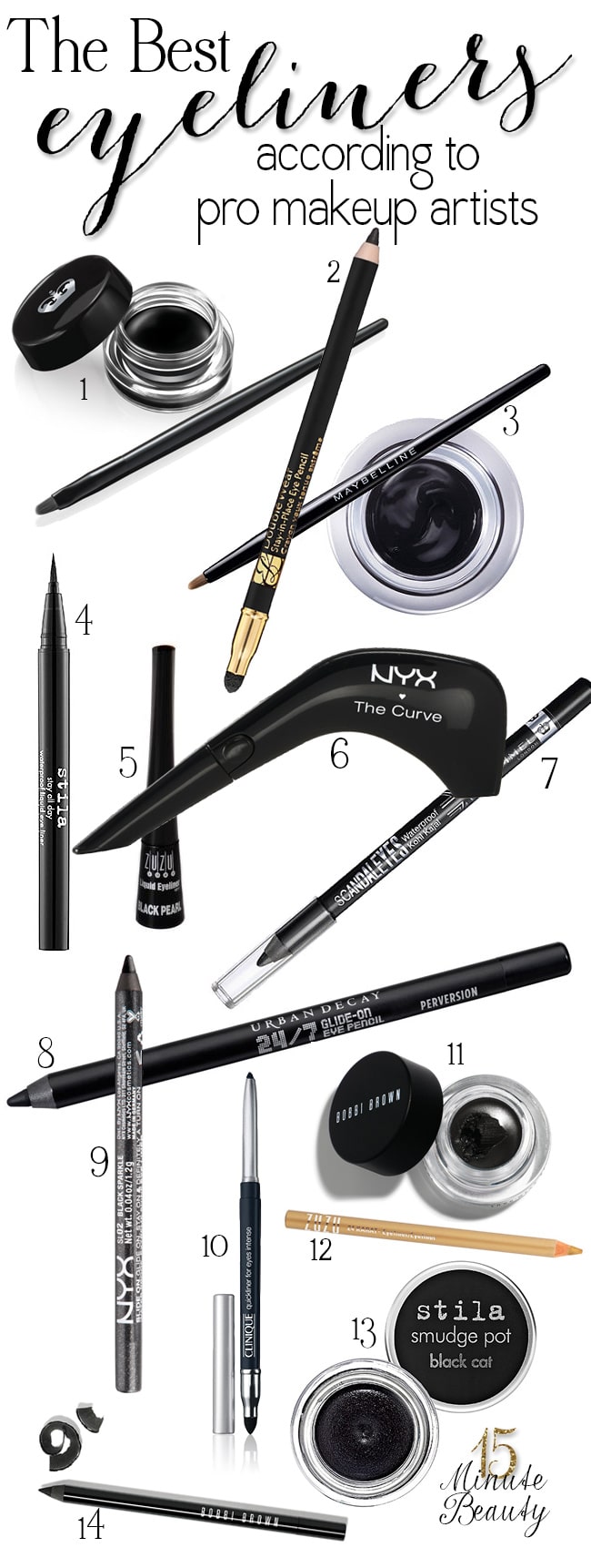 The Best Eyeliner formulas according to professional makeup artists