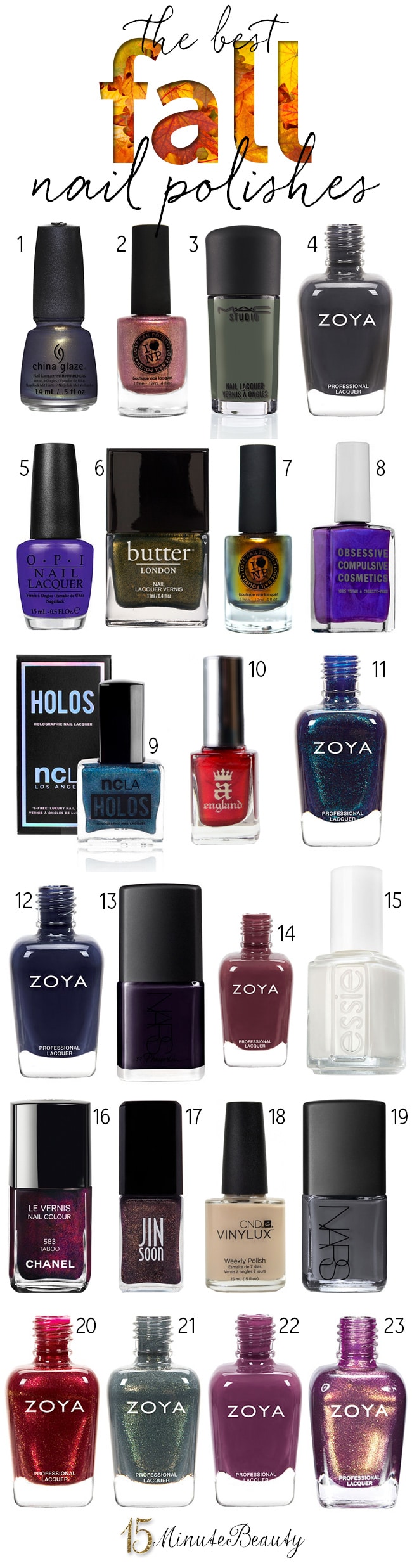 Beauty Bloggers and Their Favorite Fall Nail Polishes