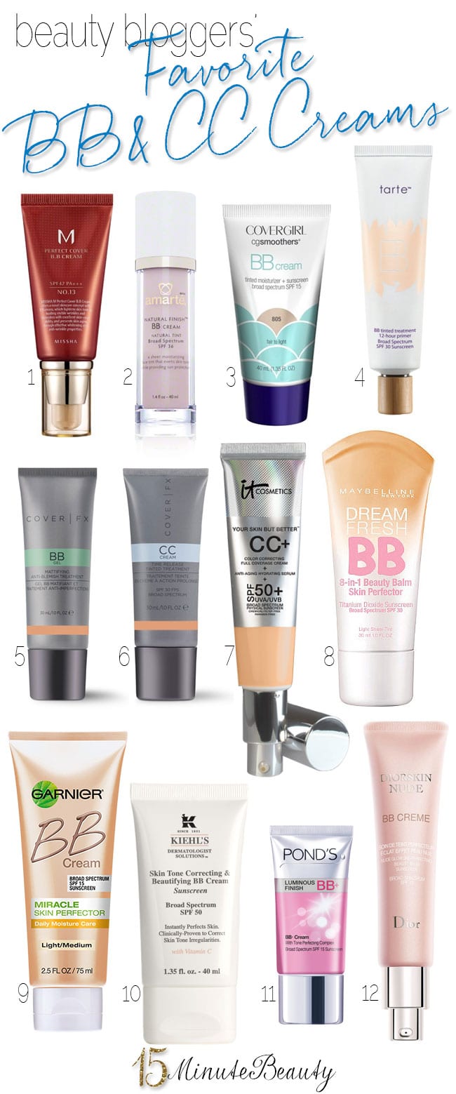 Beauty Blogger Favorite BB and CC Creams