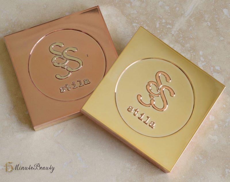 Review and swatch pictures of Stila Eyes are the Window Shadow Palettes in Spirit and Sould